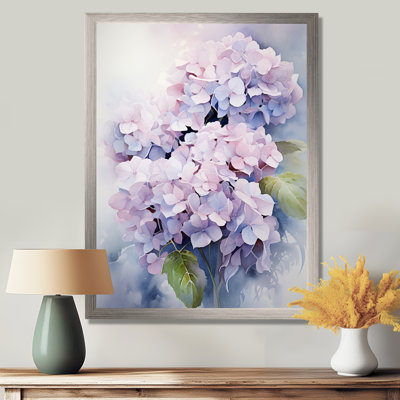 Maybeck Purple Hydrangea Graceful Whispers - Hydrangea Canvas Print