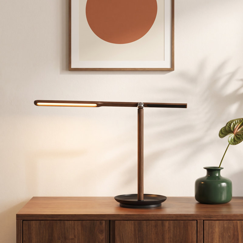 Dris Adjustable Desk Lamp, Walnut