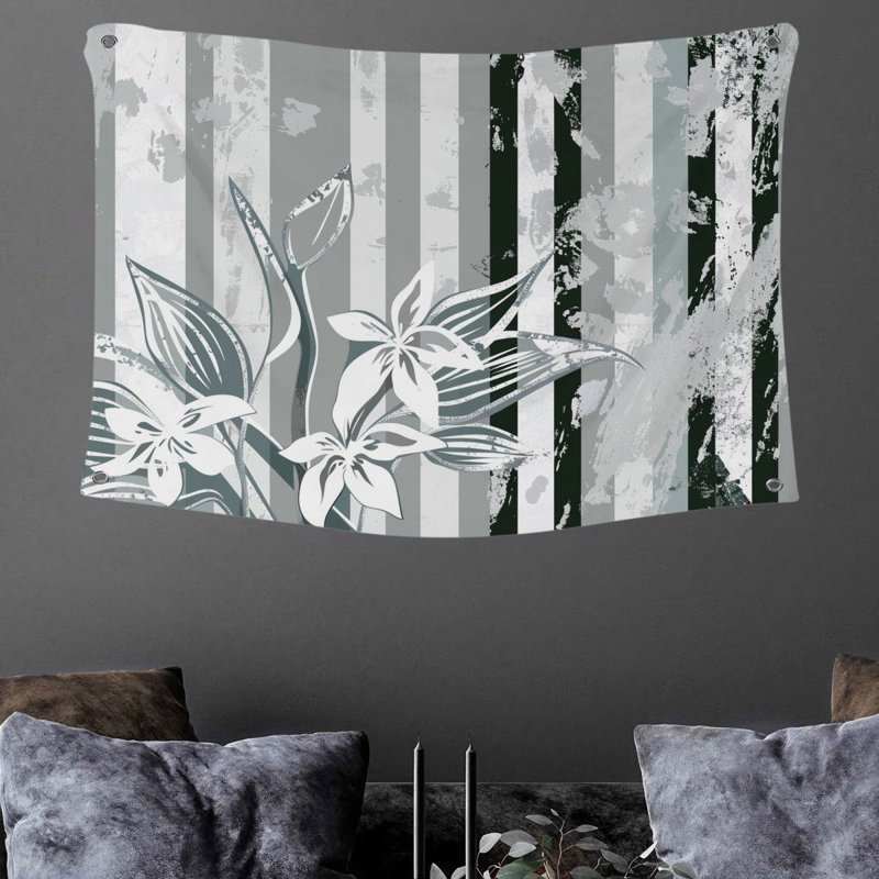 Tapisserie en microfibre, H 50 po x l 60 po