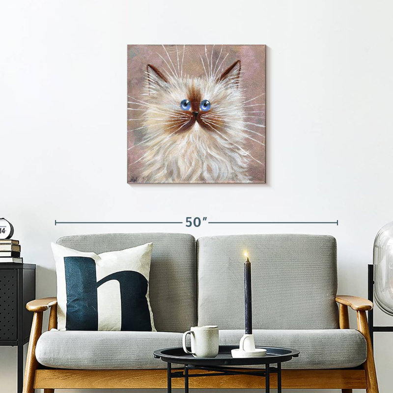 Brampt Seal Point Kitten, 24" H x 24" W