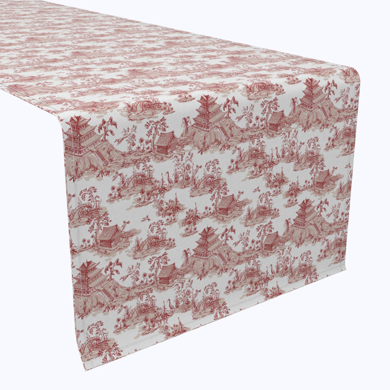 Floral 185 Cotton Table Runners, 108" x 16"