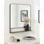 Miroir mural en métal avec tablette Branchville-90697190-90697191-90697192