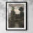 Vintage Landscape CXCVII - Matted and Framed Under Glass, Large Living Room Wall Art