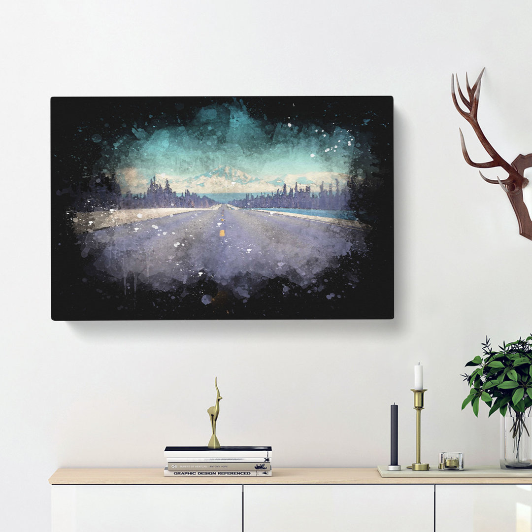 Alaskan Mountains - Wrapped Canvas