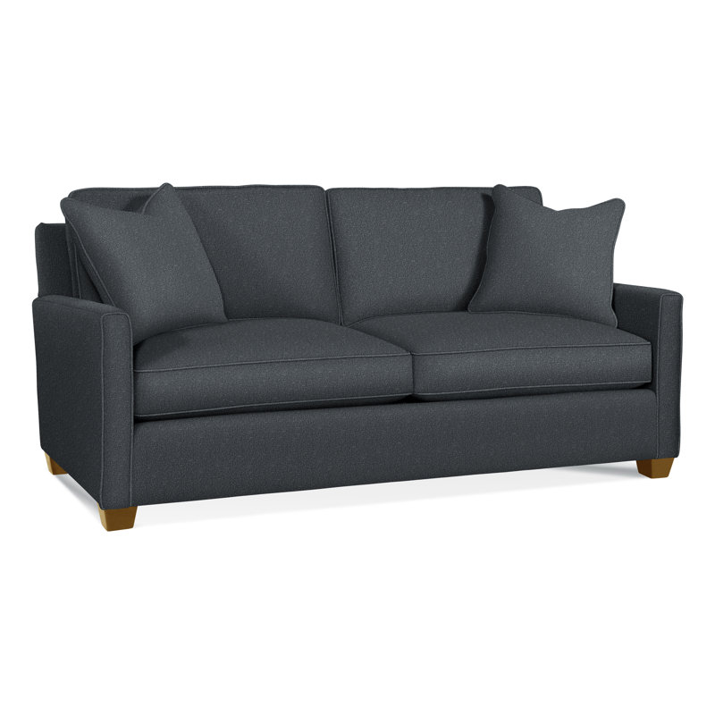Nicklaus Sofa, Havana, Gel Memory Foam Mattress, Gray Sugar Performance; 0863-84