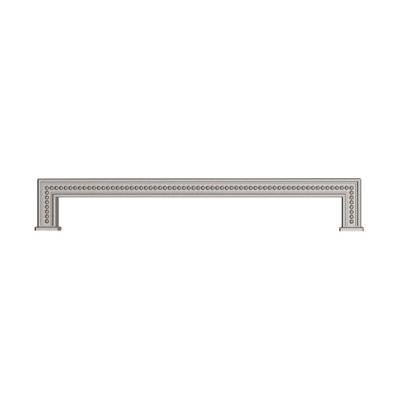 Poignée en métal 12 5/8 po Inspiration Transitional, Nickel brossé