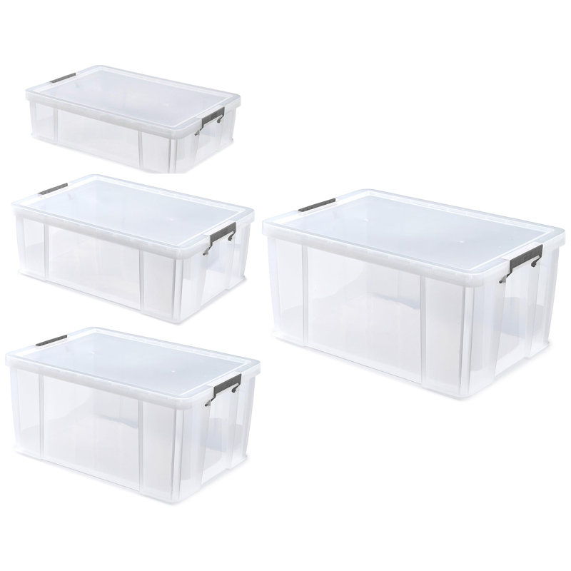 Whitefurze Polyethylene Plastic Underbed Storage