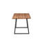 Rooker 4 Person Dining set - a Rectangular Extendable Dining Table with Metal Legs and a Set of 4 Quilted Ring Knocker Velvet Dining Chairs for Dining Room - Modern Dining Table Set-163890490