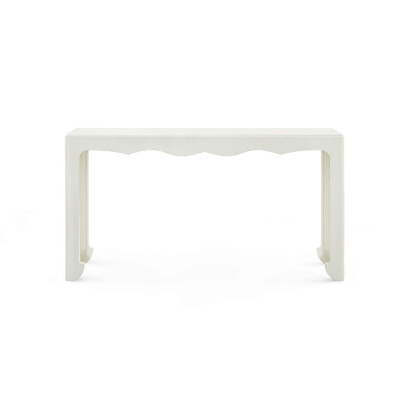 Gianna 55.5'' W Console Table, Sand White