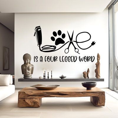 Grooming Salon Dog Wall Decor, Dog Wall Decals