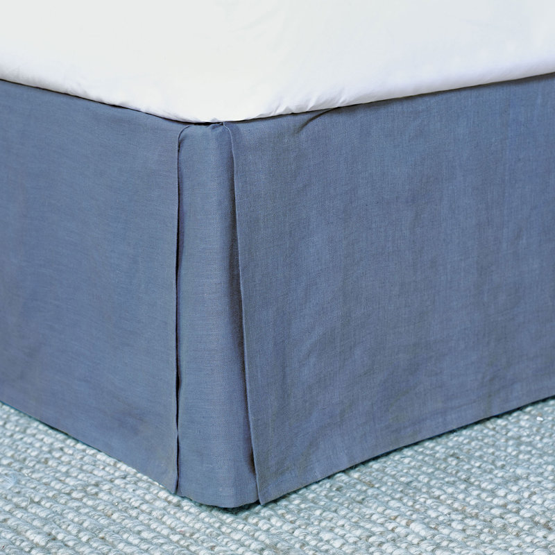 Castaway Linen Tailored Bed Skirt, California King