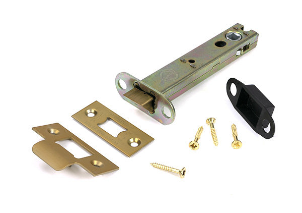 Aged Brass 5" Heavy Duty Latch, Satin Brass