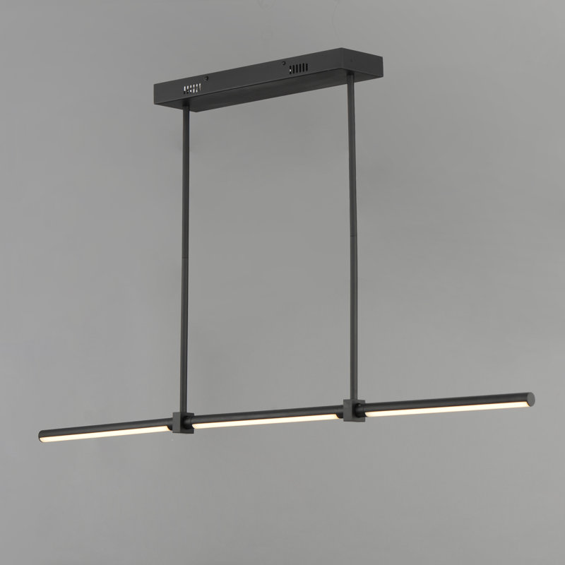 Luminaire suspendu à 3 lumières, Noir