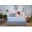 Panda Memory Foam Bamboo Rayon Mattress Topper - Hypoallergenic, Orthopaedic Support with Removable Cover -1736051318