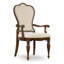 Leesburg 19.5'' H Upholstered Mahogany Armchair