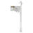 Lewiston Mailbox Aluminum Post Mounted Mailbox