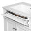 Meuble-lavabo 24 po avec lavabo, armoire, organisateurs de tiroirs et meuble-lavabo de 24 po au design élégant pour les petits espaces, deux portes, un tiroir basculant, un lavabo brillant, un cadre solide-1462408192