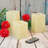 Battery Operated Multifunction Wax LED Candles, Square - 3 Count