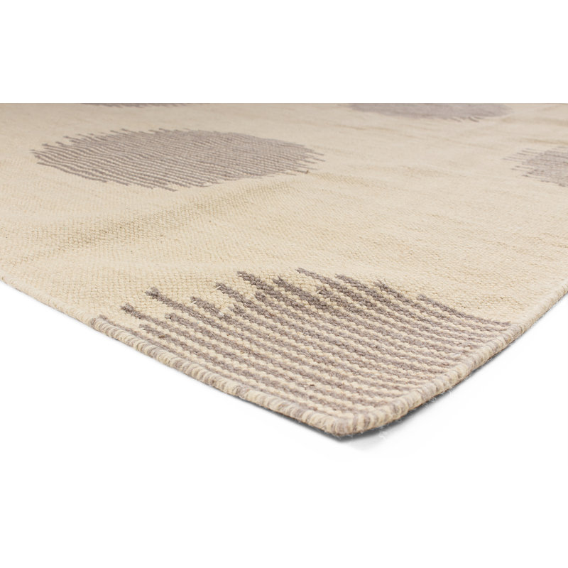 Acott Polka Dots Hand Woven Area Rug, Rectangle 200 x 290cm