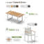 Ensemble de salle à manger d'extérieur Alora 7 pièces en aluminium avec table de 67,4 po avec plateau imitation bois et 6 chaises-377745468-423400456-423400503