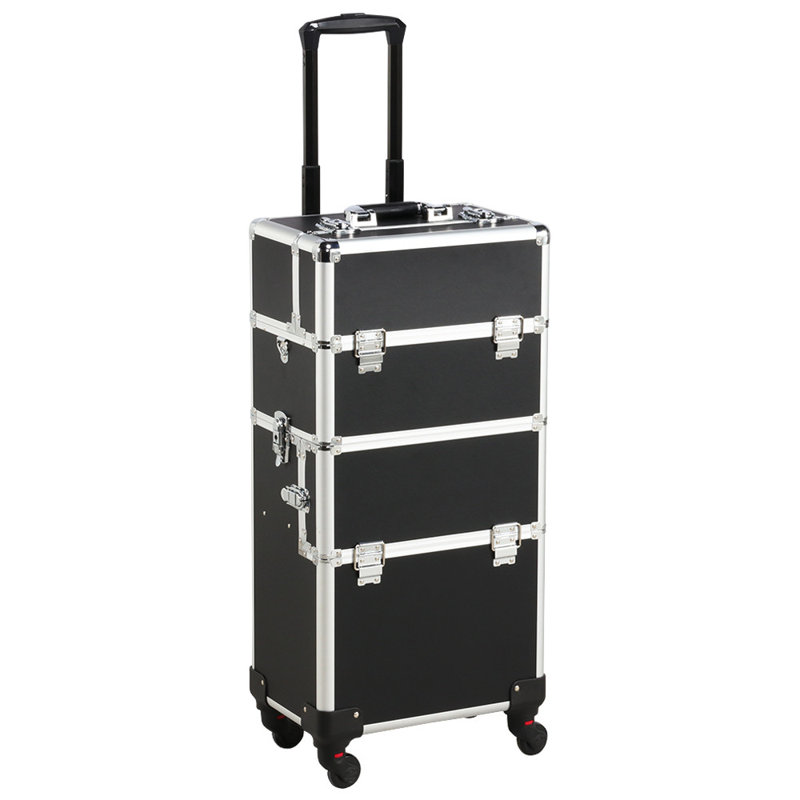 Trousse de maquillage 3 en 1 Acevedo, Noir