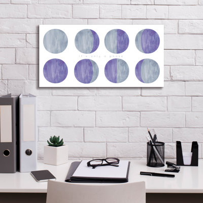  «A Phase F» par Erin Clark, art mural sur toile, 60 po x 30 po