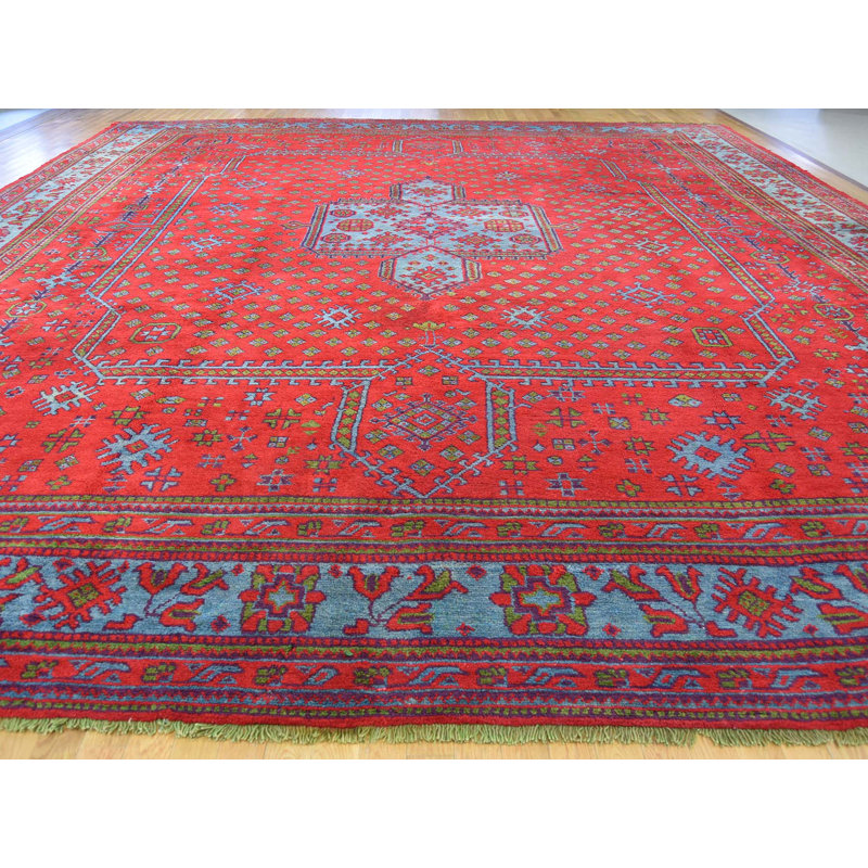 Tapis unique en laine 16 pi 8 po x 19 pi 1 po main one-of-kind-noué la 2010 Ballance