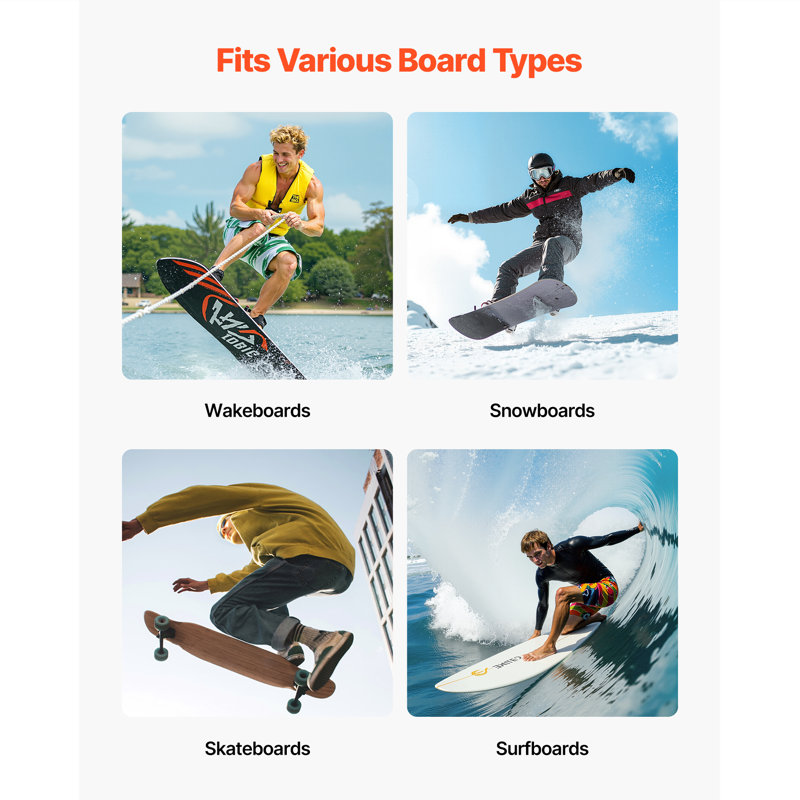Support de planche de surf mural pour 4 niveaux