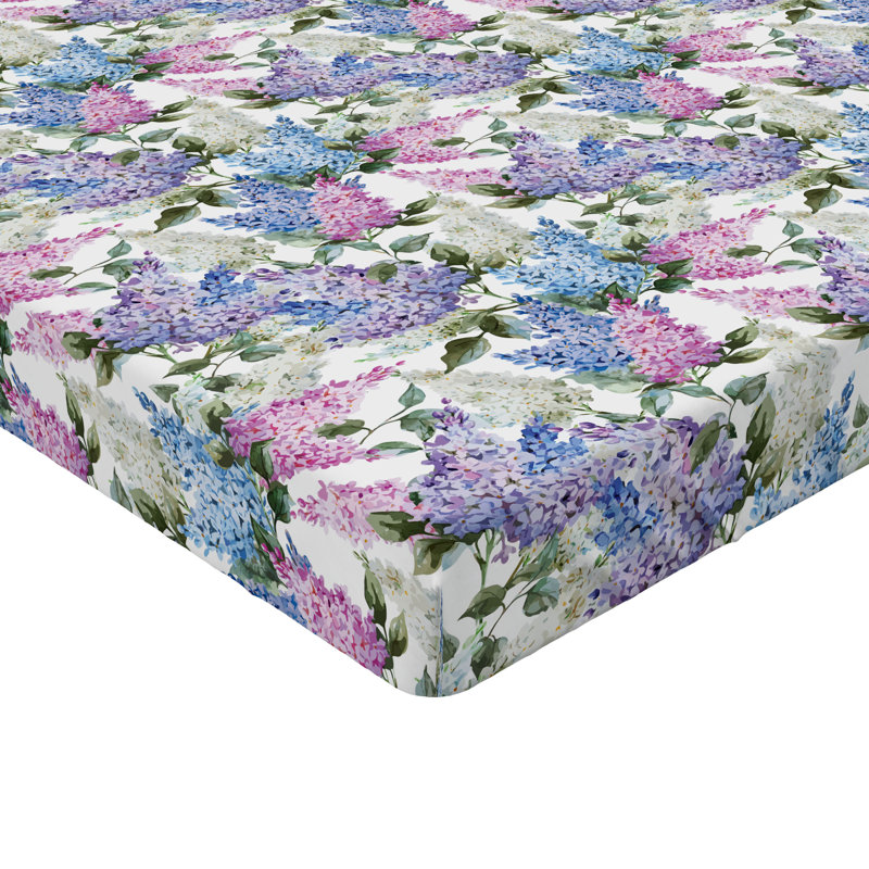Ensemble de 2 draps-housses Ambesonne, Drap-housse de taille très grand, Multicolor Floral 8