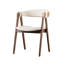 Chaise d'appoint Mid-Century moderne 2 pièces