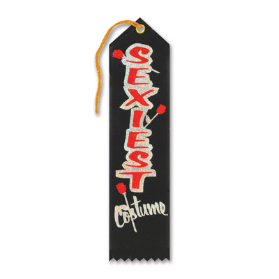 Halloween Sexiest Costume Award Ribbon