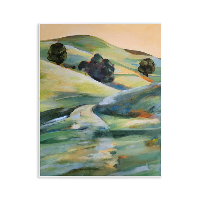 Plaque murale Morning Light Hillside, design par 1x