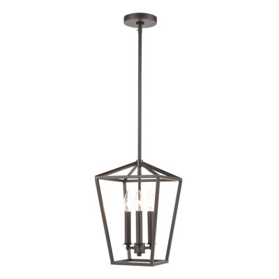 Fairfax 9'' Wide 3-Light Mini Pendant - Oil Rubbed Bronze