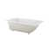 Voltaire 66 X 36 Reversible Drain Soaking Drop-In Bathtub In Glossy White With Integrated Overflow, Drain Included