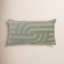 Finbar 26" x 14" Embroidered Cotton Throw Pillow