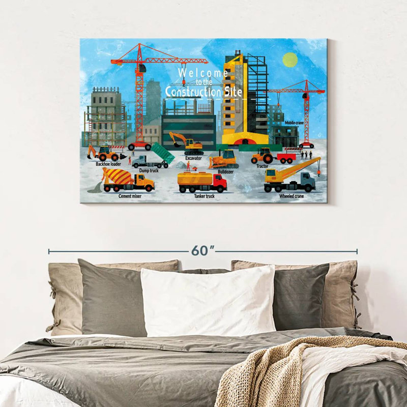 Ashelle Construction Site Chart, 32" H x 48" W