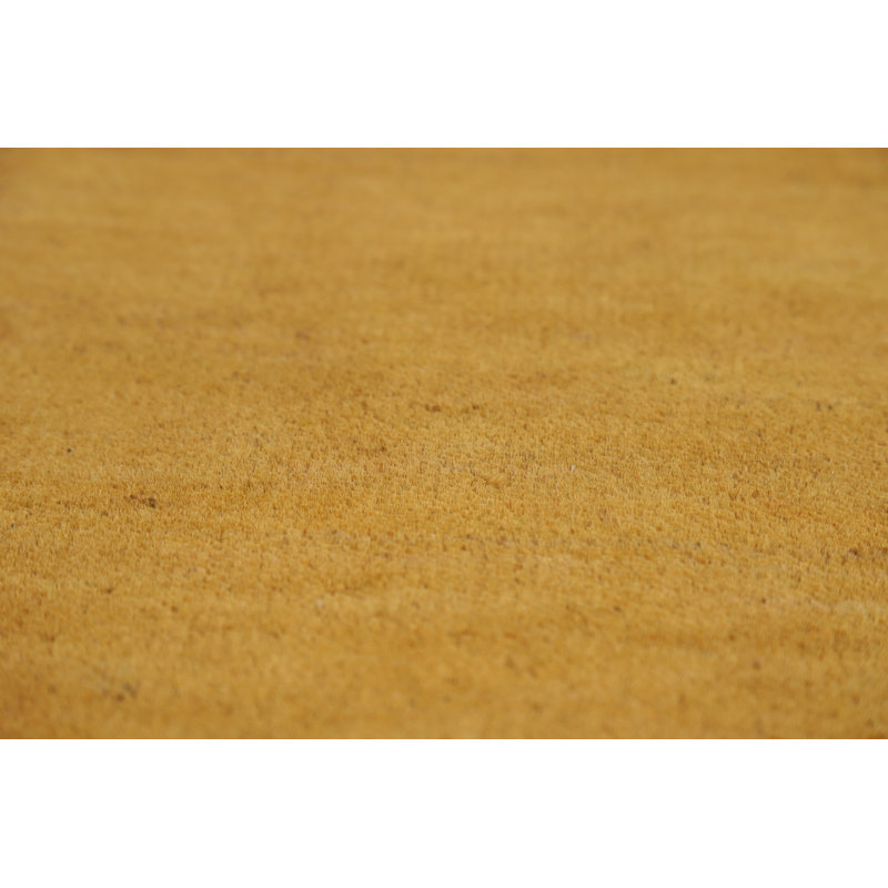 Tapis jaune moderne Gabbeh 6 x 8