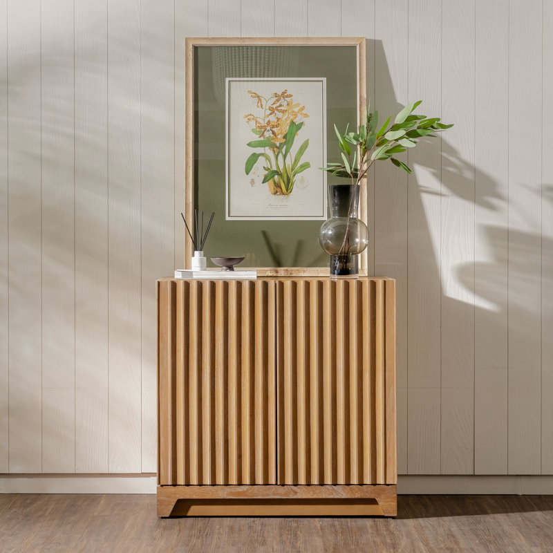 Mira - Portes d'armoire modulaires festonnées 31,5 po, Brown