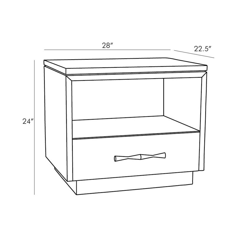 Mallory Solid Wood End Table