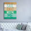 «Beachscape Inspiration 7 Green» par Michael Mullan, art mural sur toile-2039773058