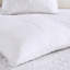 Couvre-lit réversible blanc pour très grand / très grand lit - 3 pièces, en microfibre et de qualité supérieure, lavable à la machine en microfibre, rembourré, luxueux,
