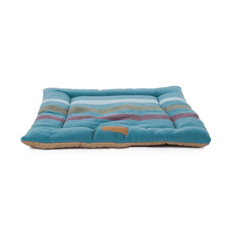 Coussin confortable Pendleton, Cabine rayée schiste, Small (30"w x 23"d x 2"h)