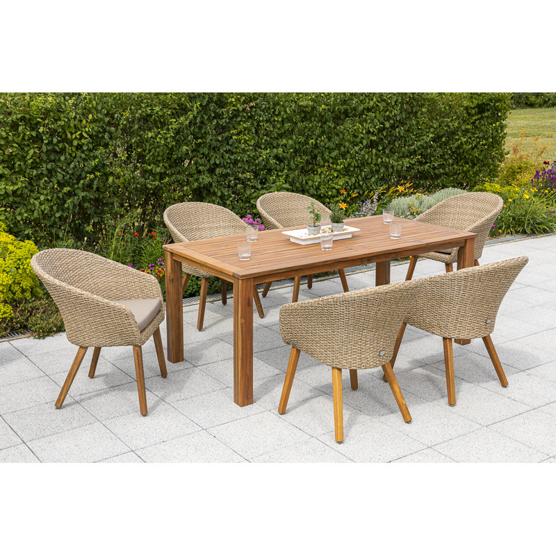 Moore 6-Seater Garden Set with Cushions