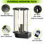 Matte Black 25.4cm H Outdoor Sconce