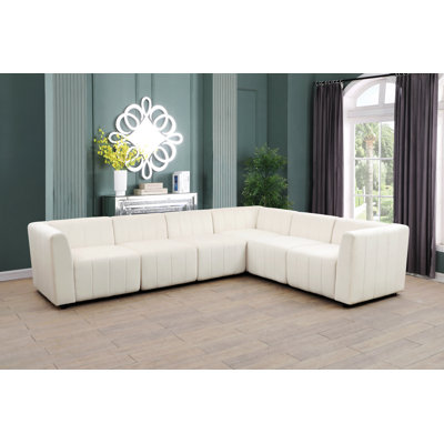 Upholstered L-Shaped Sectional Right Hand Facing