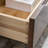 Solid Oak Coffee Table with Open Shelf-209681902