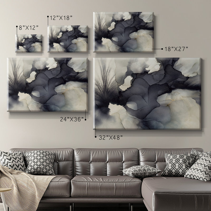 Toile tendue avec châssis Sound & Color Premium - prête à être accrochée, H 40 po x l 60 po