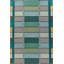 Tapis décoratif rectangulaire bleu clair lavable à la machine-178649812