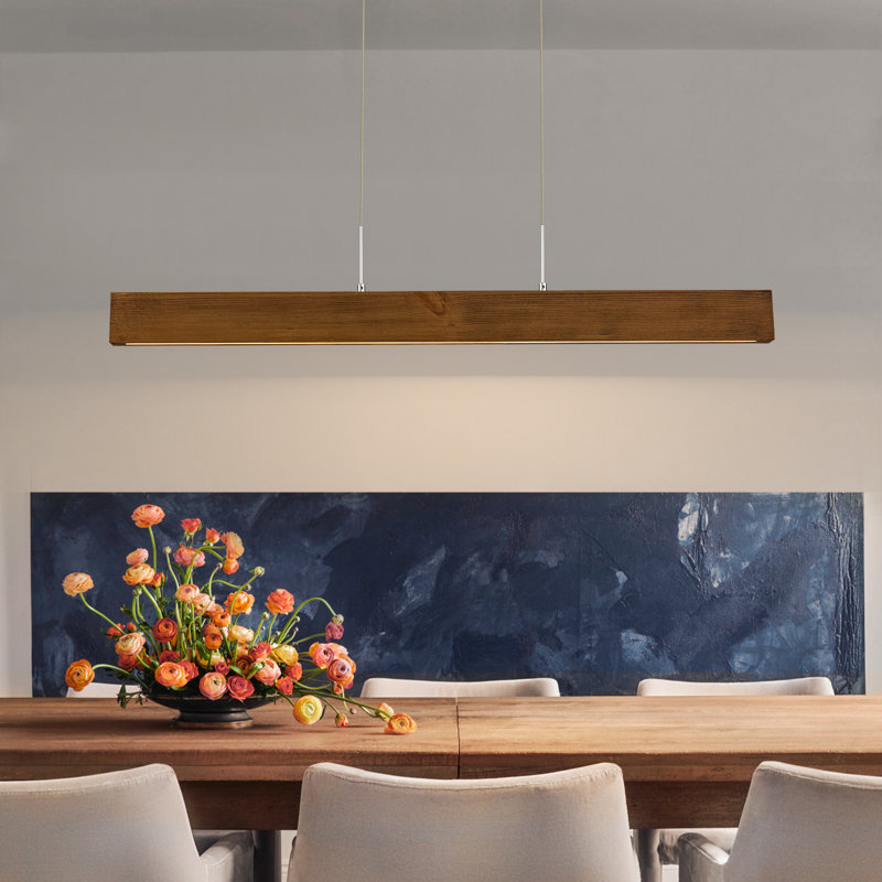 Luminaire suspendu pour îlot de cuisine 41,3 po, Naturel