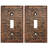 Copper Switchplate Single Toggle Switch Cover - Quantity 2